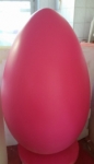 jajo różowe styropianowe 100 cm